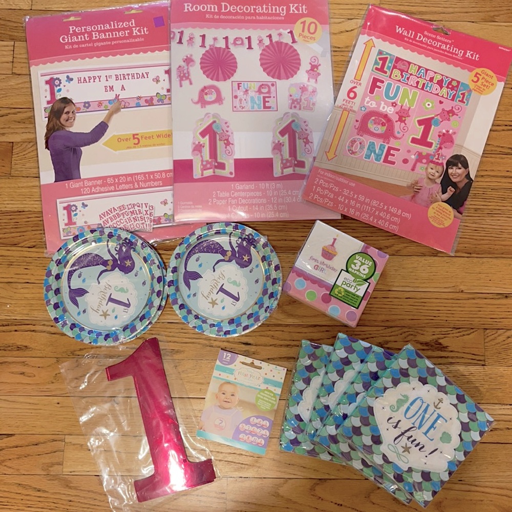 First Birthday Decor- Girl